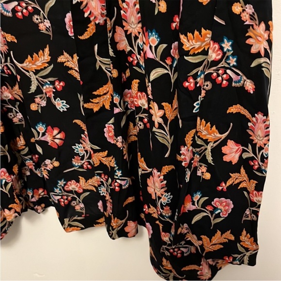 Loft floral long sleeve open front blouse - Picture 3 of 8